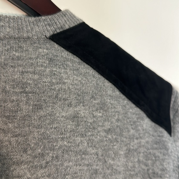 Men’s Rag & Bone Merino Wool and Leather Sweater - Like New Condition - Picture 5 of 5